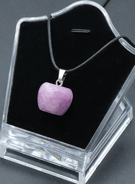 天然水晶石头小苹果吊坠圣诞礼物