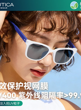 NAUTICA诺帝卡方框太阳镜男女防紫外线开车专用墨镜高级感N6008SL