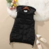 Áo vest cotton nữ dài phần phiên bản Hàn Quốc 2019 mới thu đông nữ vest vest cỡ lớn cotton quần áo vest nữ vest - Áo vest