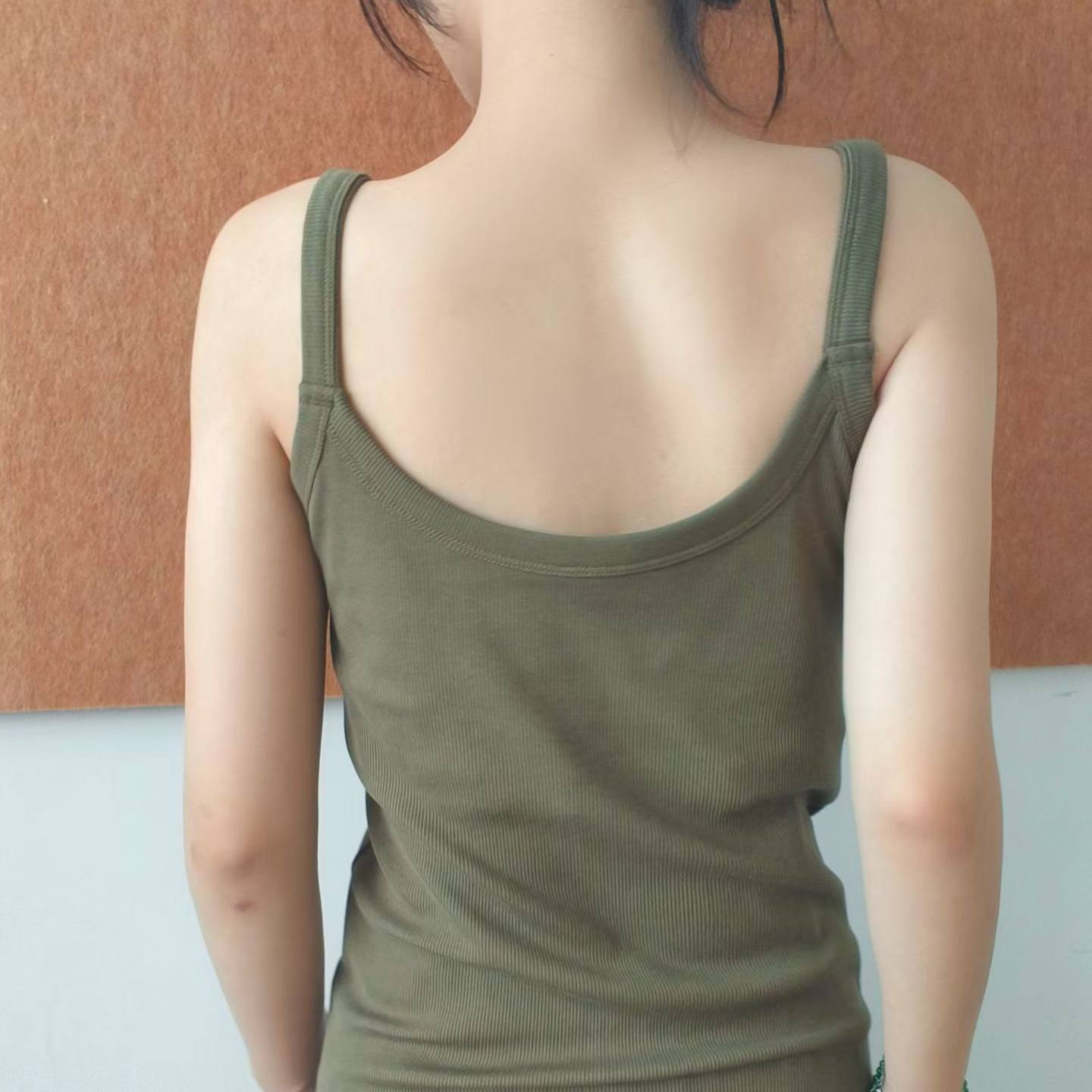 2026 autumn lyocell cotton women's camisole summer thin slim fit inner wear outer base 2620