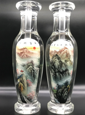 诚信内画花瓶家居摆件婚庆鼻烟壶