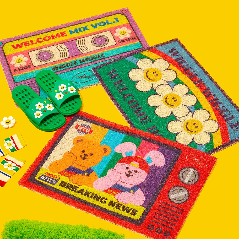 韩国直邮wiggle入户门脚垫浴室地垫卧室地毯床边毯卫生间吸水速干,淘宝优惠券,粉丝福利购,淘宝优惠卷