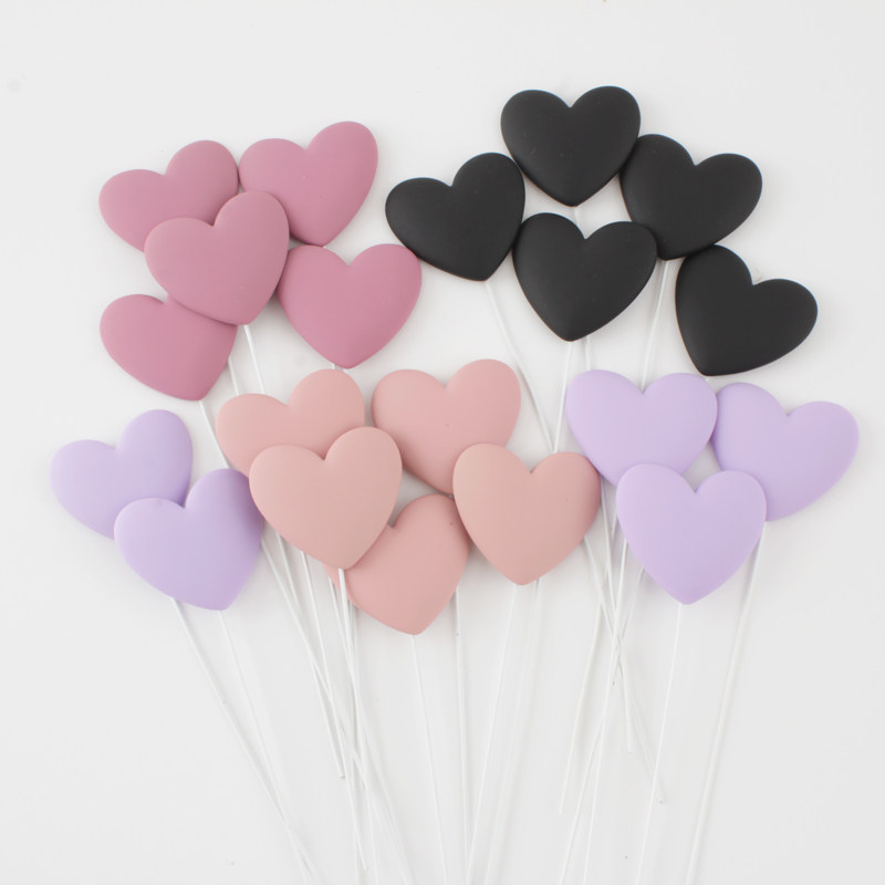 生日快乐烘焙蛋糕装饰心形摆件彩色树脂爱心插件情侣表白婚礼订婚,淘宝优惠券,粉丝福利购,淘宝优惠卷