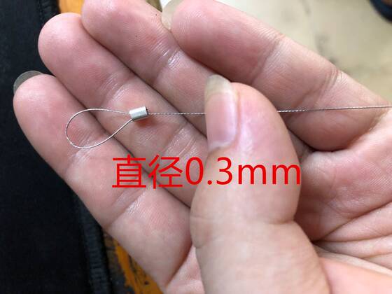 Free shipping miniature soft wire rope fishing line chandelier