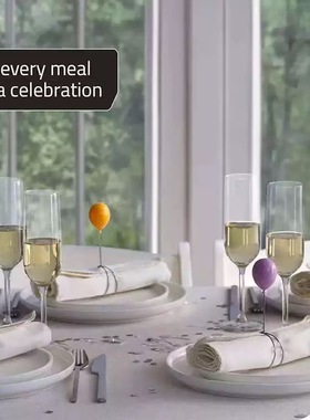 跨境新款 餐桌餐巾收纳架 仪式感餐布摆放架气球 餐布摆放收纳架