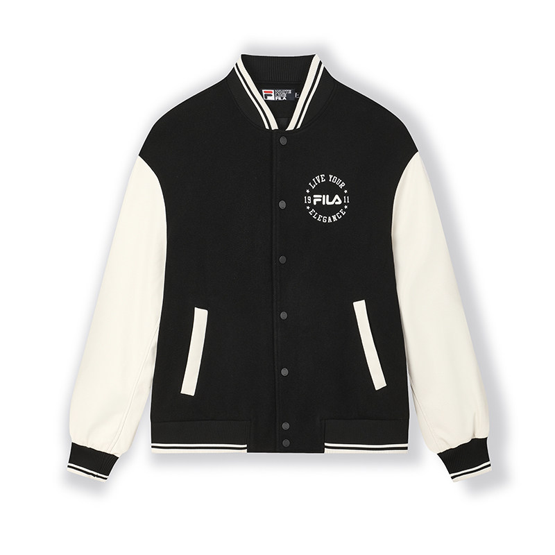 FILA 斐乐官方情侣款梭织外套秋休闲宽松新雪丽棉棒球服男女夹克,淘宝优惠券,粉丝福利购,淘宝优惠卷