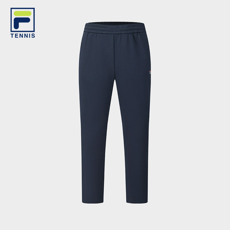 FILA 斐乐官方男士针织长裤2026春季新款网球运动基础加绒直口裤,淘宝优惠券,粉丝福利购,淘宝优惠卷