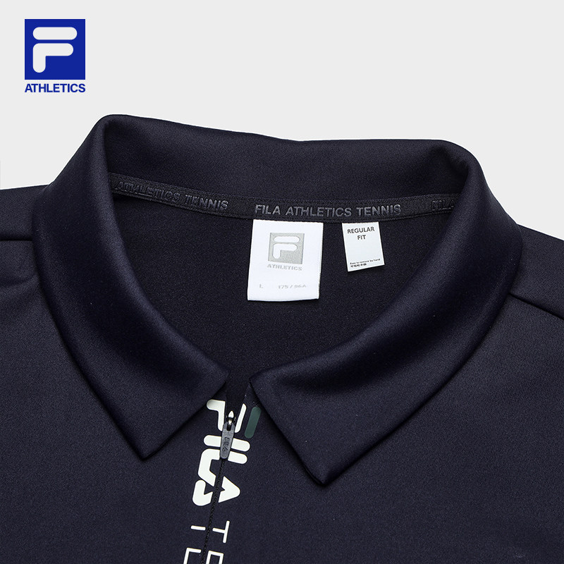 FILA 斐乐官方男子针织长袖POLO衫2025春季新款网球运动基础上衣,淘宝优惠券,粉丝福利购,淘宝优惠卷