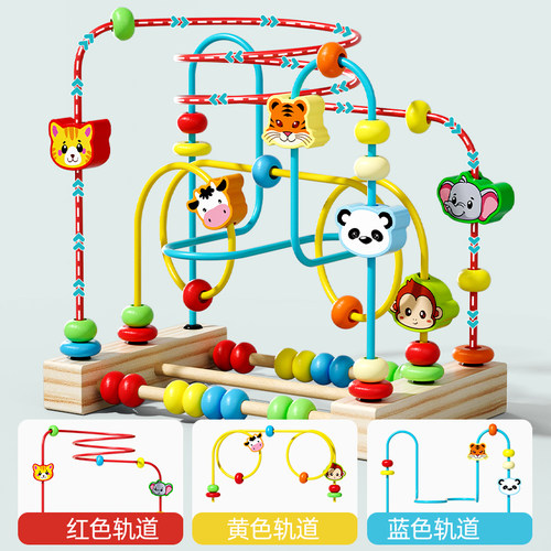 婴幼儿童蒙氏早教益智玩具手部精细动作忙碌箱板教具1一2岁3宝宝6 - 图2