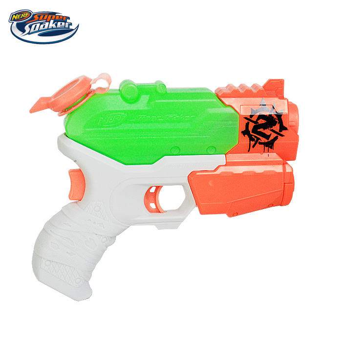 NERF SUPER SOAKER光效轻量直压扳机儿童玩具水枪ZOMBIE STRIKE-图1