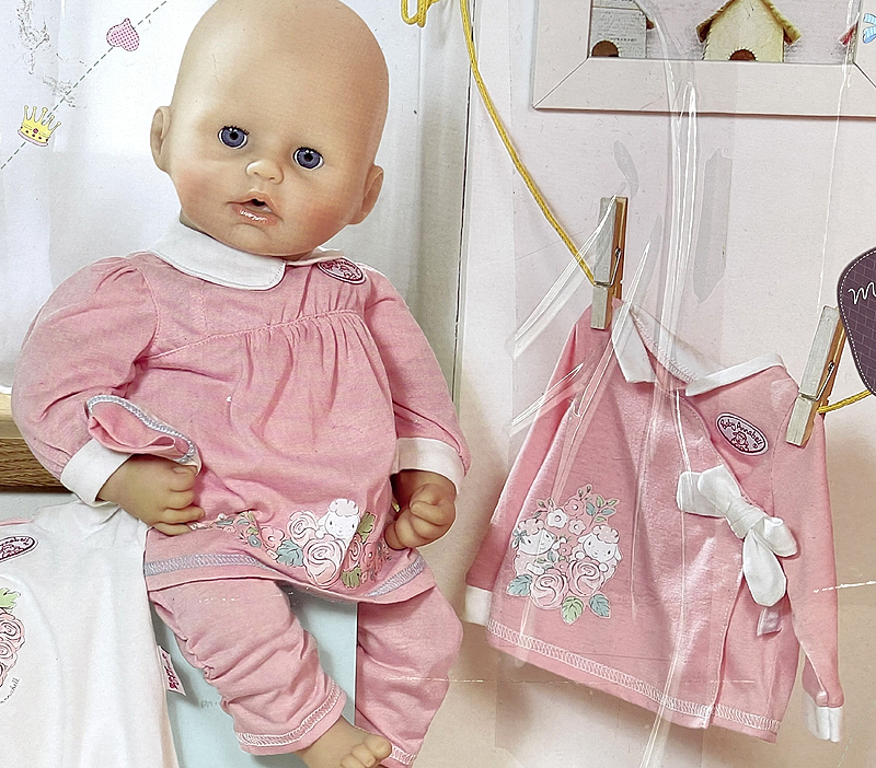 ZAPF夏芙baby annabell仿真娃娃46cm配件衣服连体衣裙子上衣裤子 - 图2