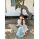 Anne ບໍ່ຮ້ອນແລະມີ brocade lace top ແລະ skirt suit fairy ສໍາລັບແມ່ຍິງທີ່ມີໄຂມັນເລັກນ້ອຍ, ຂະຫນາດໃຫຍ່, ແອວ slimming ແລະ whitening ສອງຊຸດ.