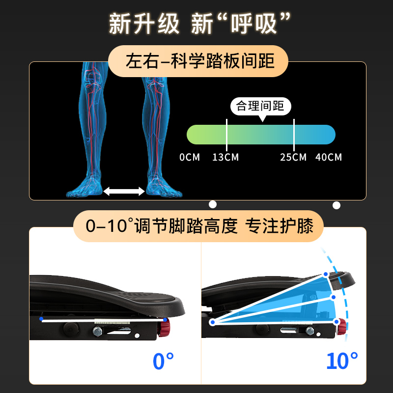 2024新款美国sole速尔E35S进口椭圆机家用健身轻商用椭圆仪智能 - 图2