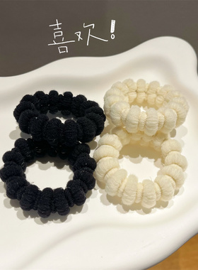 盘发弹力扎马尾丸子头发圈