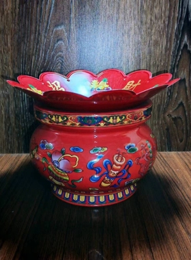 炉围红色接香灰围挡合金香炉托