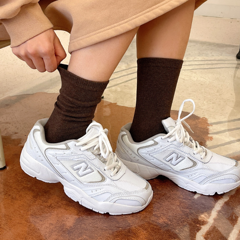 韩国东大门代购女袜子棉纯色简约潮流 ETNA秋冬ins学生吸汗中筒袜,淘宝优惠券,粉丝福利购,淘宝优惠卷