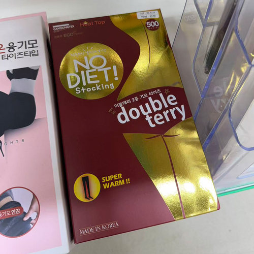 韩国代购东大门袜子女连裤袜秋冬季保暖加厚500M黑色显瘦加绒丝袜 - 图0