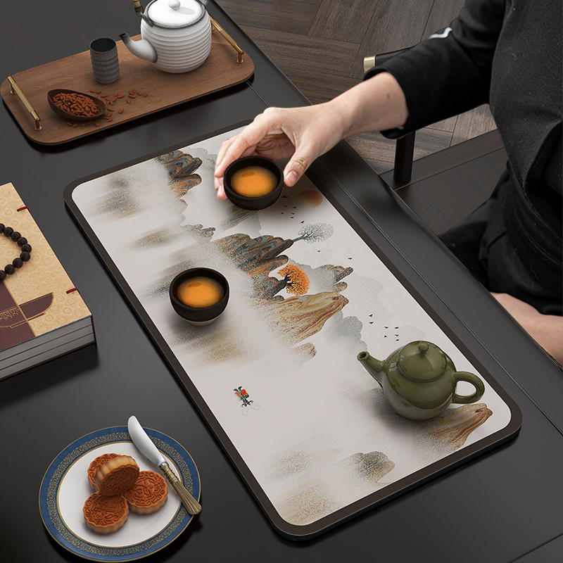 新中式茶席茶巾茶杯茶垫布长条茶几布吸水茶巾垫抹布茶具桌垫茶布,淘宝优惠券,粉丝福利购,淘宝优惠卷