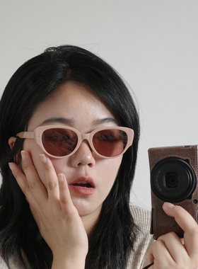 莫兰迪色系复古风遮阳墨镜太阳镜