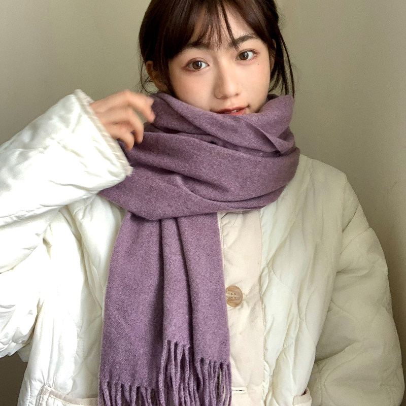 小物商店 软糯糯质感超棒~超百搭纯色300g重仿羊绒披肩围巾 包邮,淘宝优惠券,粉丝福利购,淘宝优惠卷