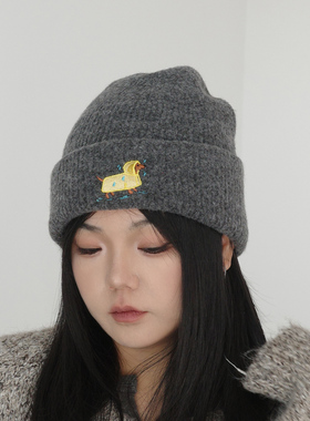 萌萌滴穿雨衣小狗狗套头毛线帽