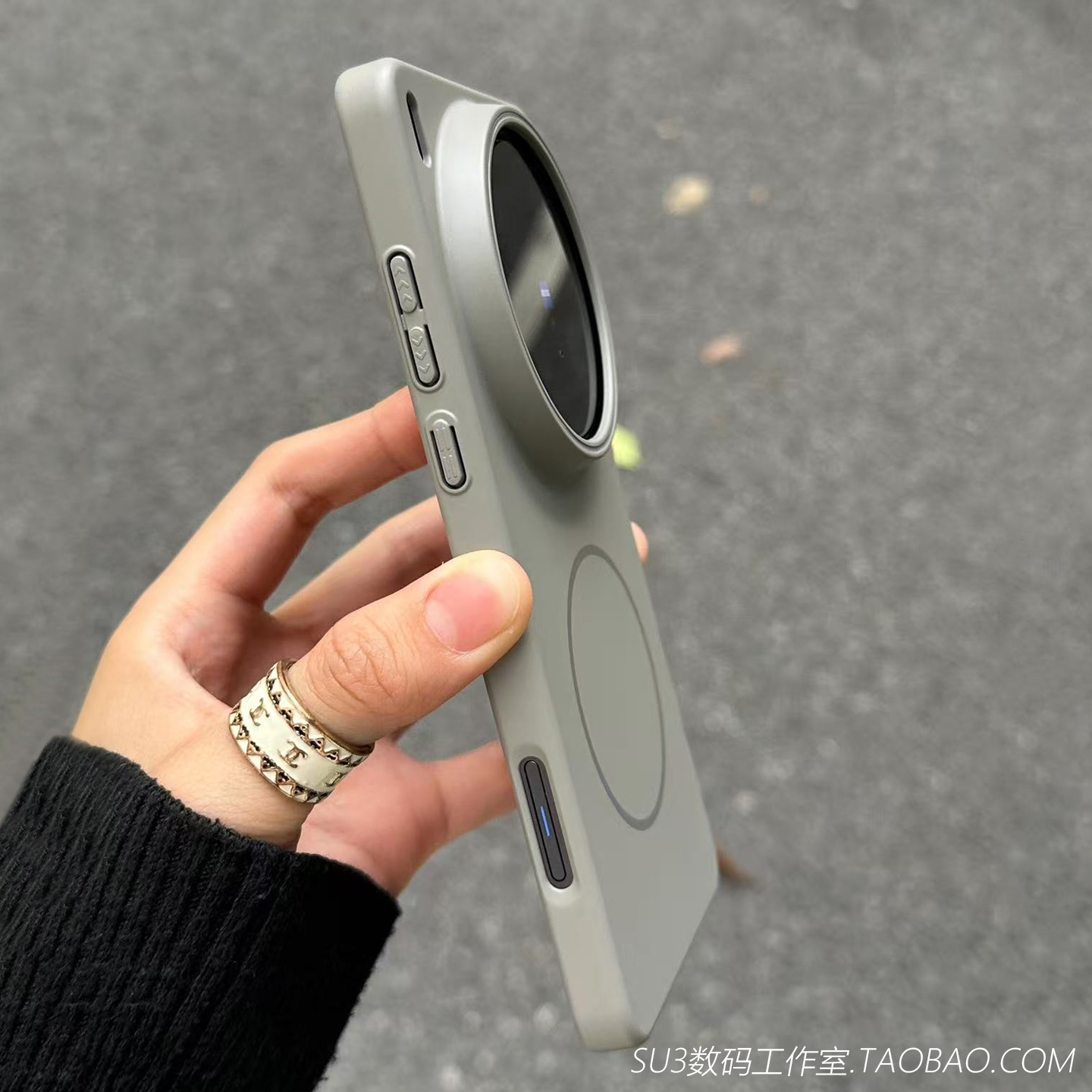 磁吸无线充电深灰黑色适用oppoFindX8ultra手机壳X7超薄X8s+硬壳Reno14/13镜头加高12简约11男10全包9防摔pro - 图2