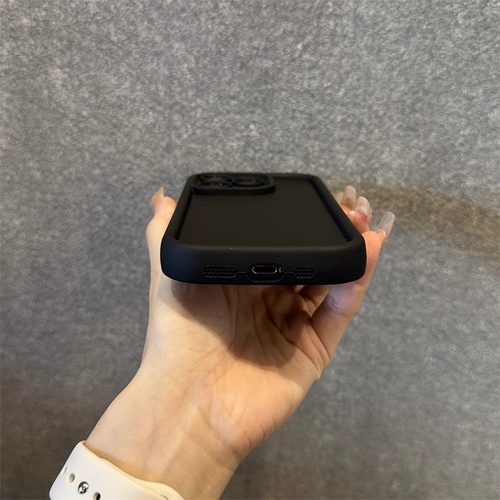 黑色加厚气囊防摔p60适用华为Pura70pro+手机壳mate60/50简约p40磨砂30软nova12ultra镜头全包边硅胶高级新款 - 图1