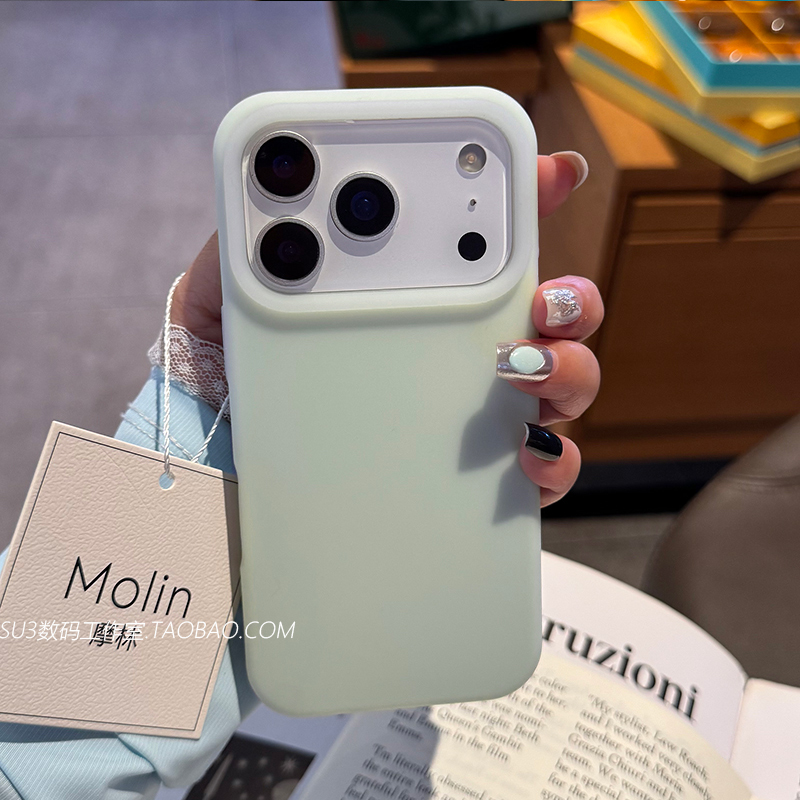 ins朦胧半透感灰色适用小米17promax手机壳17pro液态硅胶15s防滑14ultra红米K80防摔k70女ntoe简约小众果冻-图2