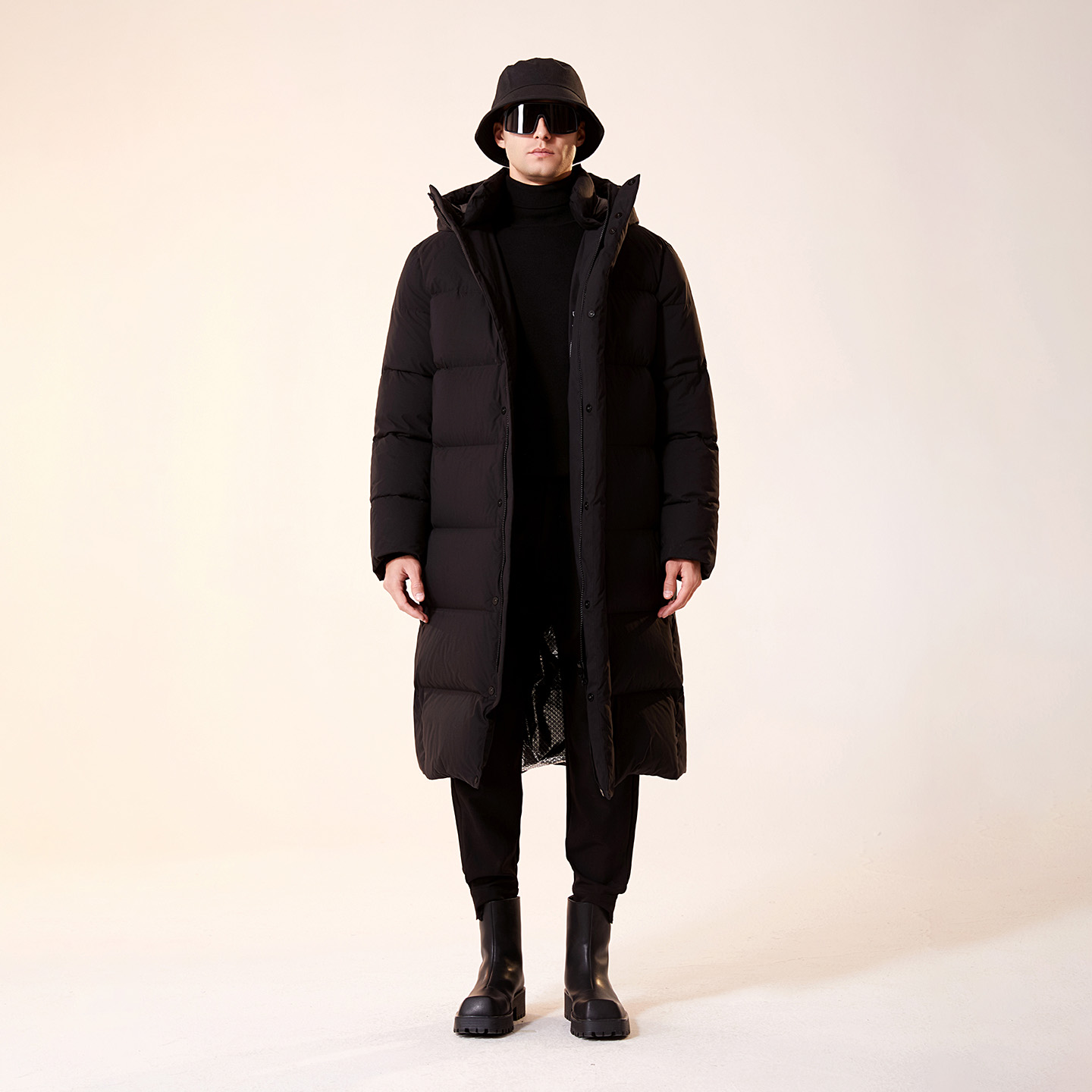 -40度95%白鹅绒360-500克弹力加厚情侣羽绒服男中长款COYACAL传淇 - 图3