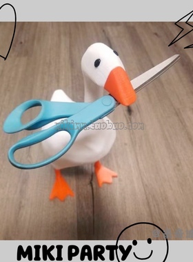 跨境鸭子吸铁石装饰摆件设计鸭子磁铁钥匙收纳创意艺术摆件家居