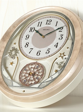 客厅摆钟Seiko/精工石英欧式艺术