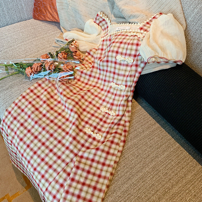 谜秀民国风女2020夏装新款连衣裙 谜秀连衣裙