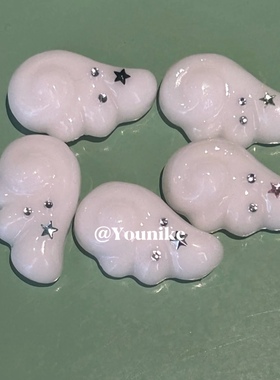 韩系ins风博主同款天使闪钻戒指