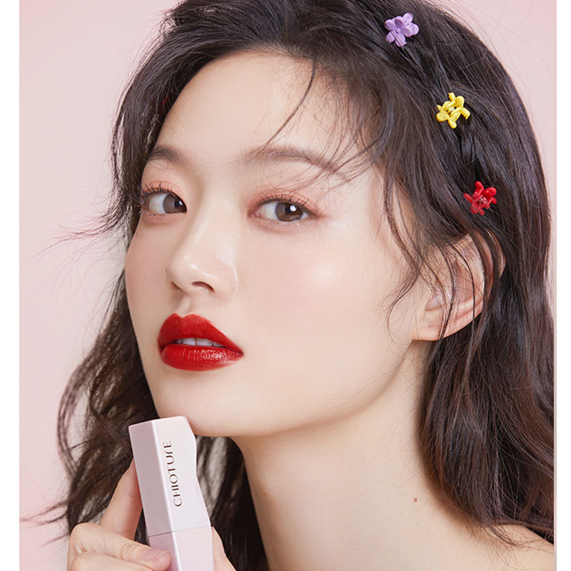 稚优泉化妆品旗舰店稚优泉张云雷半哑光口红小精灵唇膏柔雾奶茶番茄保湿滋润女学生2