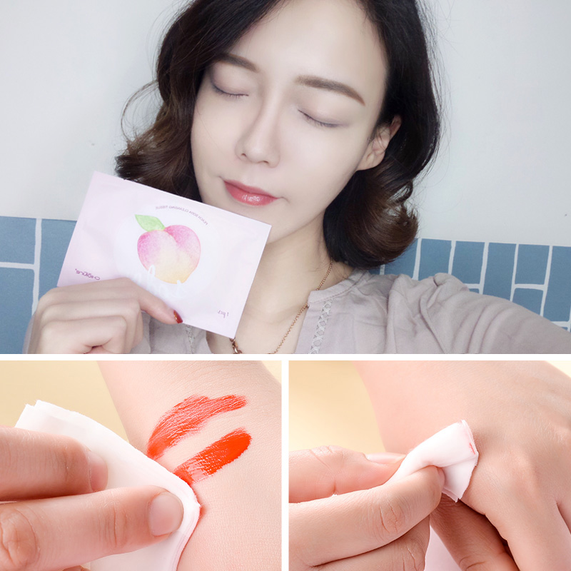 稚优泉蜜桃苏打卸妆湿巾 片眼妆唇妆脸部一次姓温和清洁便携 40 稚优泉蜜桃苏打卸妆湿巾 片眼妆唇妆脸部一次姓温和清洁便携 40
