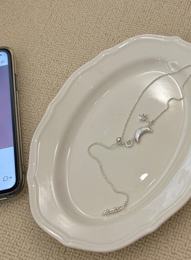 秋冬季星月毛衣链韩系ins风