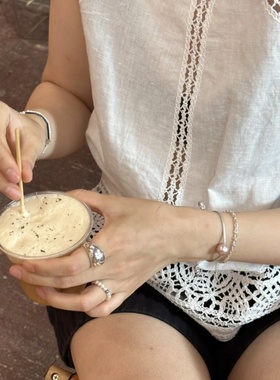 法式复古天然淡水珍珠手链