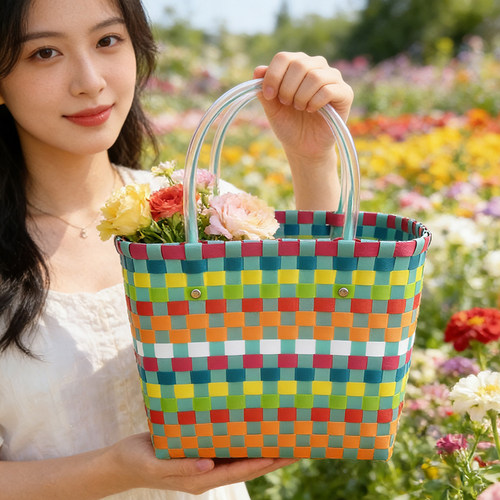宝宝满月宴周岁伴手礼物篮中古风编织篮婚宴伴手礼2026年糖果包装 - 图2