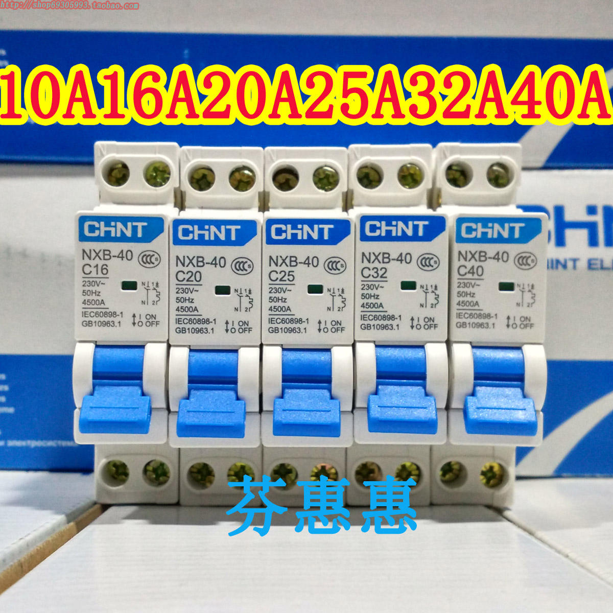 正品CHNT正泰DPN20A 25A两进32A断路器NXB-40单片双进双出C16 - 图3