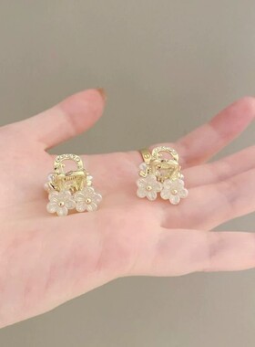 可爱风仙女清新公主头小抓夹金属发夹女夏季发饰小号刘海夹英