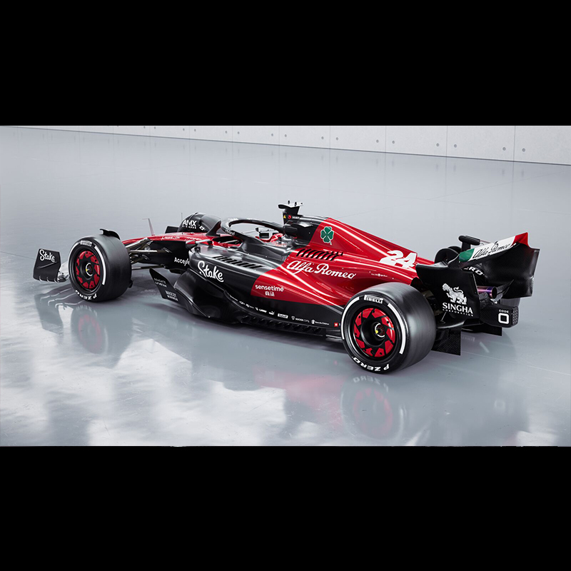 RC阿罗F1车队2023赛季周冠宇C43涂装玩具车模型遥控车RC车贴纸 - 图0