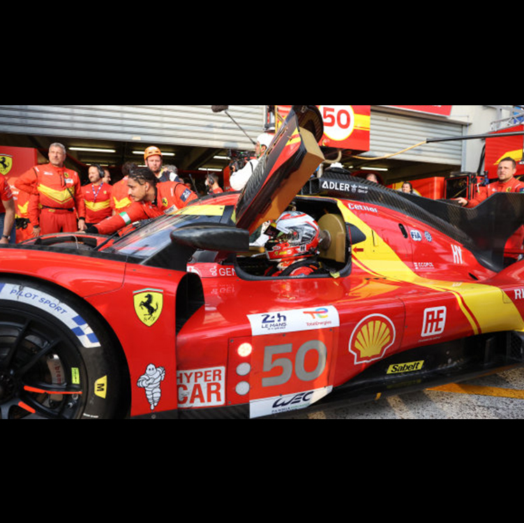 RC勒芒2023赛季Ferrari 499P LM勒芒遥控车模型玩具RC车贴纸-图3