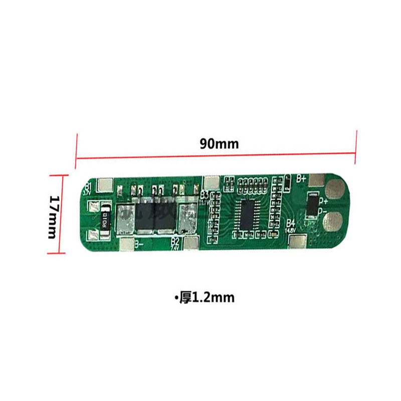 5串18650锂电池18.5V保护板 防过充过放21V太阳能照明锂电保护板