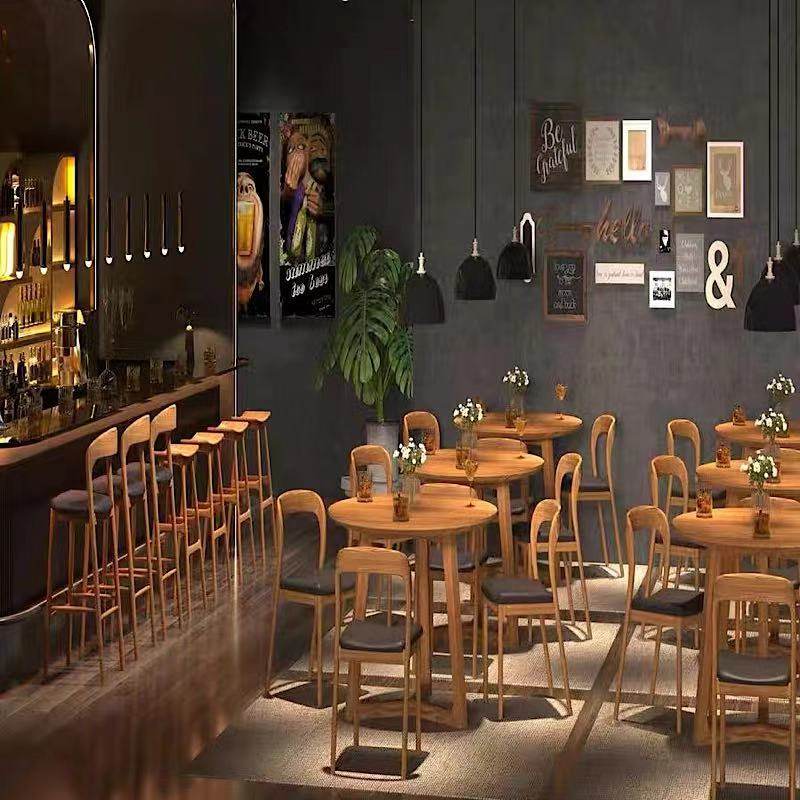 白蜡木休闲吧台凳子实木简约高脚凳北欧餐厅酒吧凳原木创意马鞍凳,淘宝优惠券,粉丝福利购,淘宝优惠卷