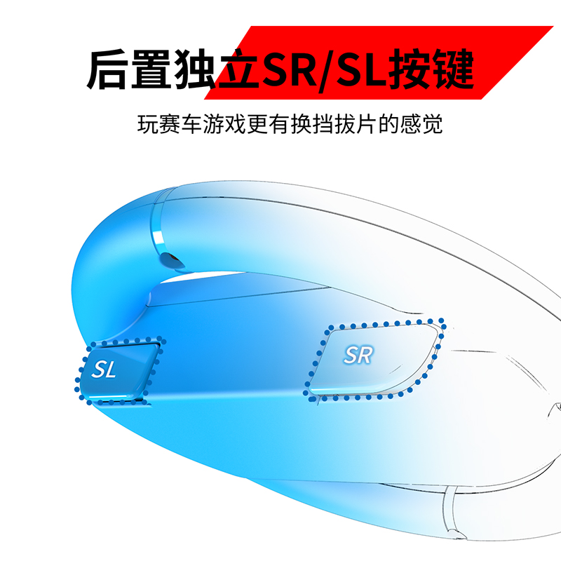 良值(iine)任天堂Switch方向盘 马里奥赛车8左右双手握把 NS配件 - 图2