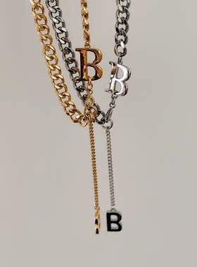 原创设计风古巴锁骨链男女同款