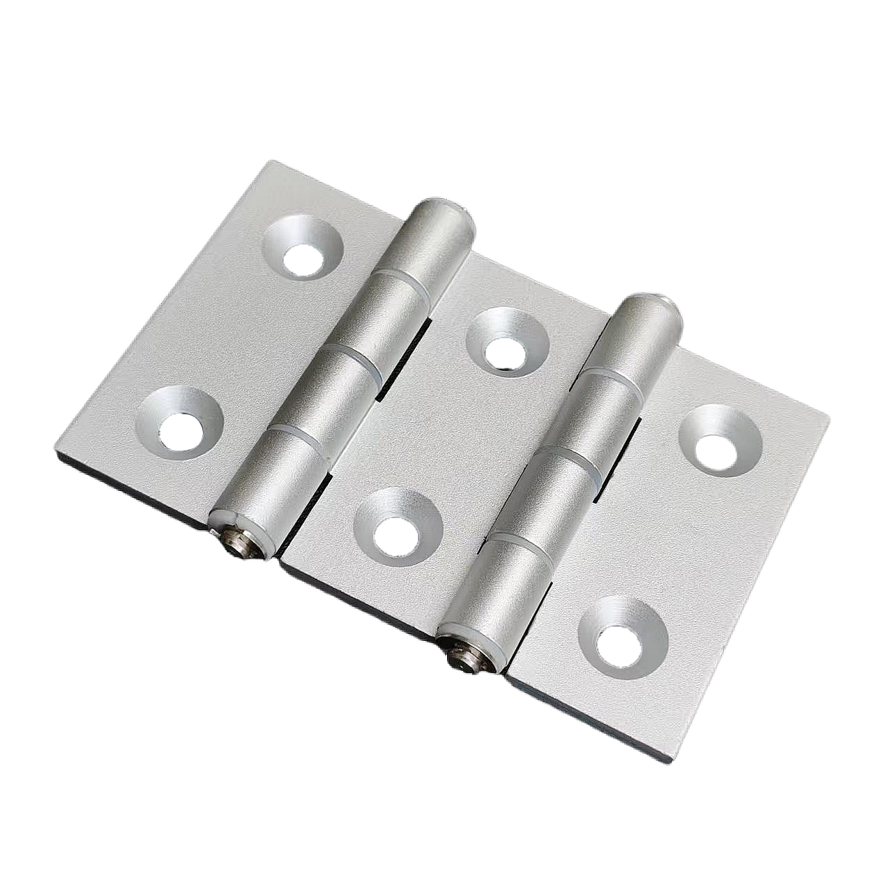 铝型材三联精加工合页双轴铰链孔距31/36/42型材通用配件双排合页 - 图1