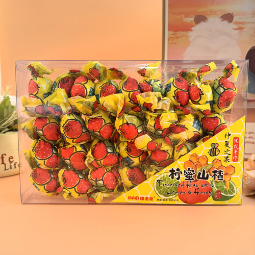 香港852维港荟手扭柠蜜山楂380g港式制作蜜饯山楂零食特产伴手礼 - 图0