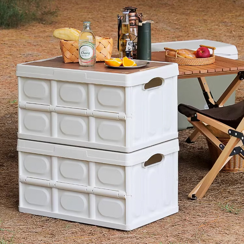 户外露营可折叠收纳箱桌野营野餐便携式带折叠收纳箱桌子柜带菜板,淘宝优惠券,粉丝福利购,淘宝优惠卷