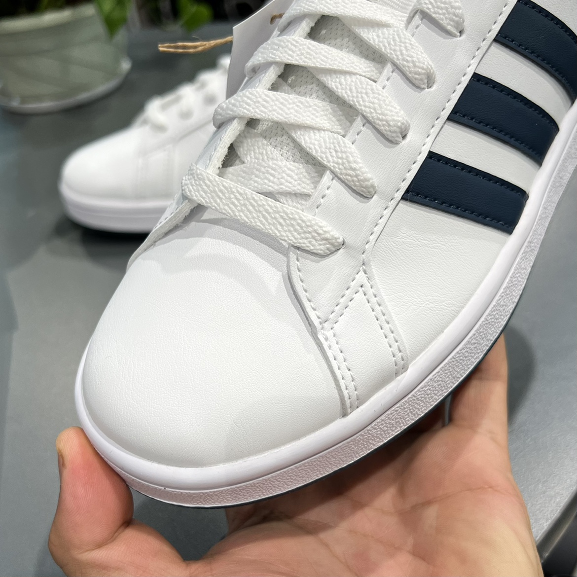 Adidas/阿迪达斯GRAND COURT BASE男女款运动鞋低帮休闲鞋FY8568 - 图2